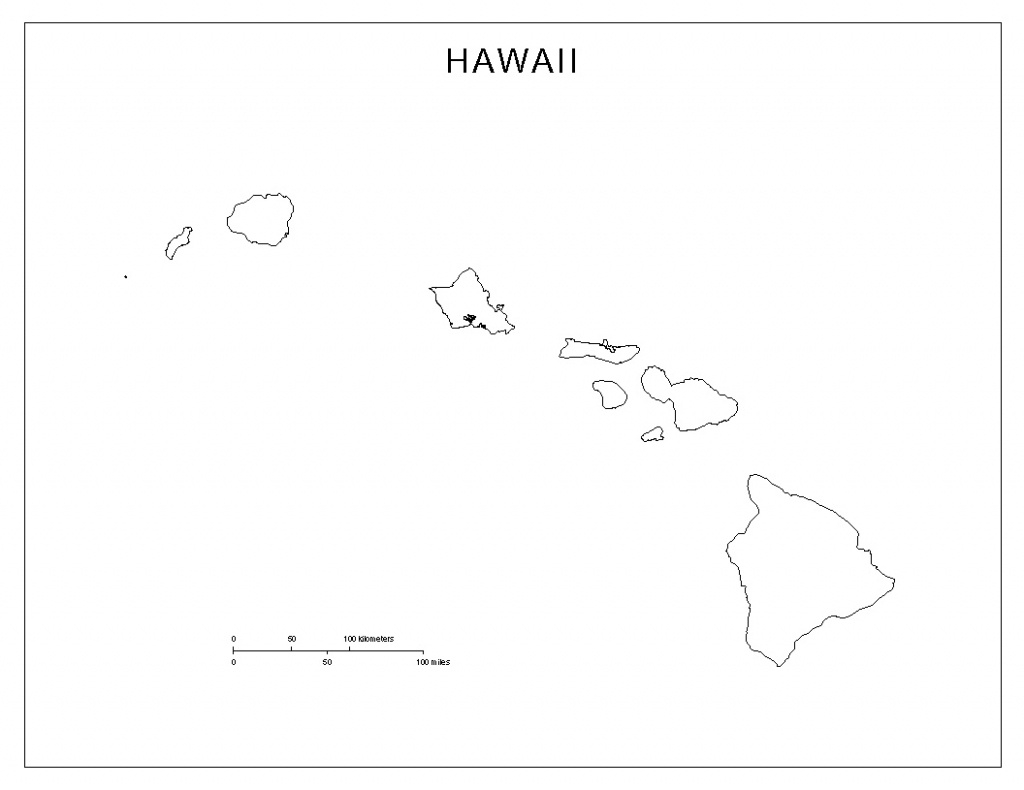 Printable Map Of Hawaiian Islands Printable Maps