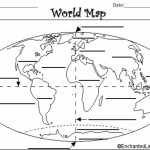 Printable Map Of Oceans And Continents Printable Maps