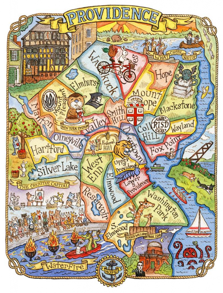 Printable Map Of Rhode Island And Travel Information Printable Map Of Rhode Island And Travel Information