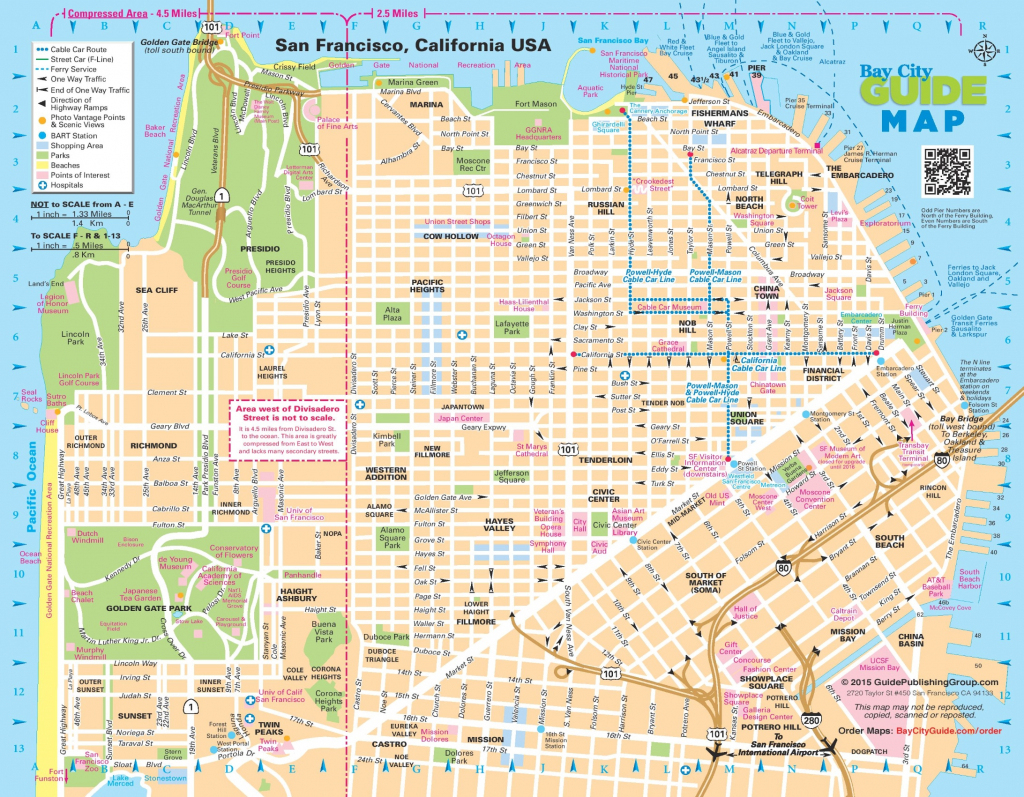 Printable Map Of San Francisco Printable Maps
