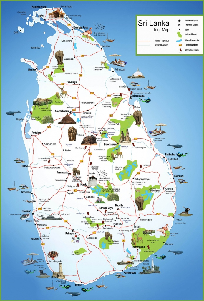 Printable Map Of Sri Lanka Printable Maps