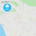 Printable Street Map Of Los Angeles California