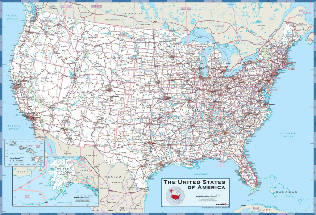 Printable US Highway Map Printable Map Of The United States