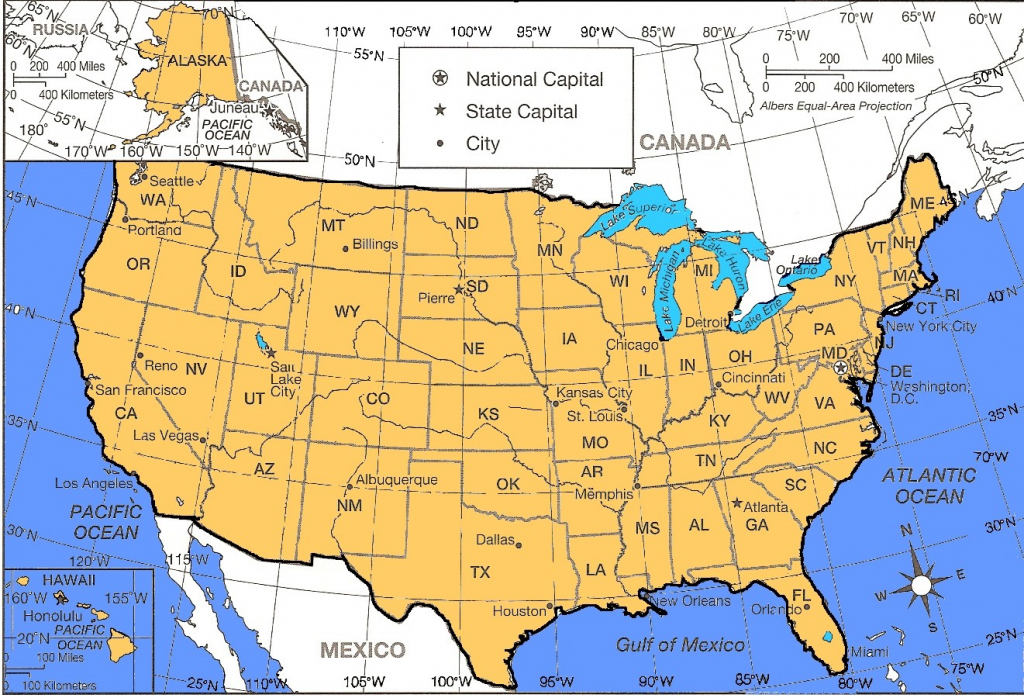 Printable Us Map With Longitude And Latitude Lines Save 