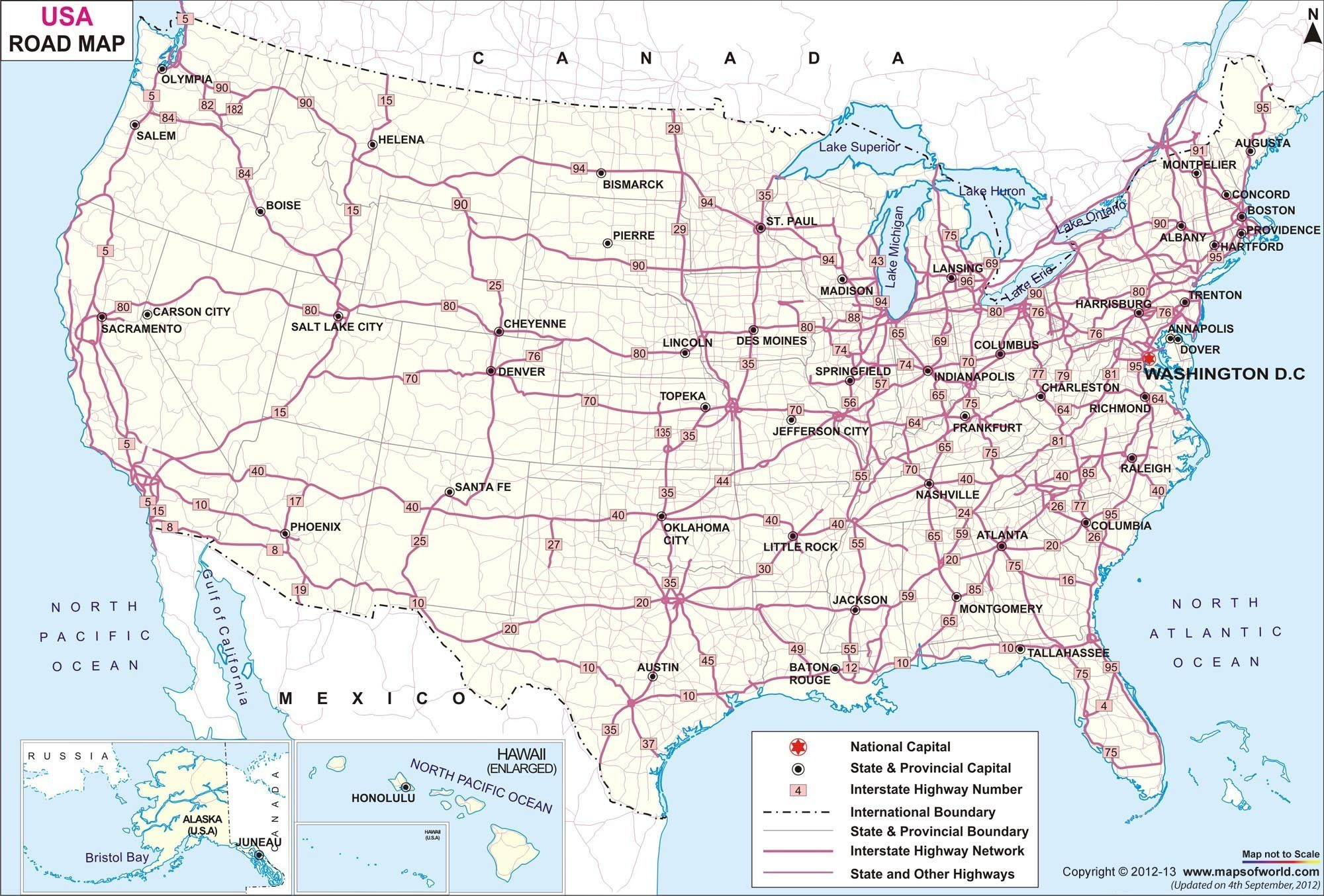 Printable Us Road Map Printable Maps Printable Us Road Map Printable Maps