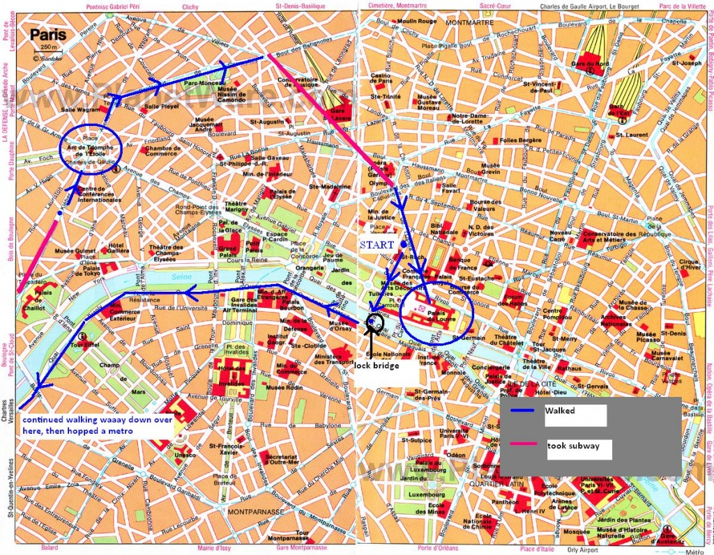 Printable Walking Map Of Paris Printable Maps Printable Walking Map Of Paris Printable Maps