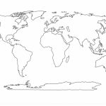 Printable White Transparent Political Blank World Map C3
