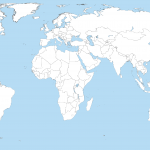 PZ C Blank World Map