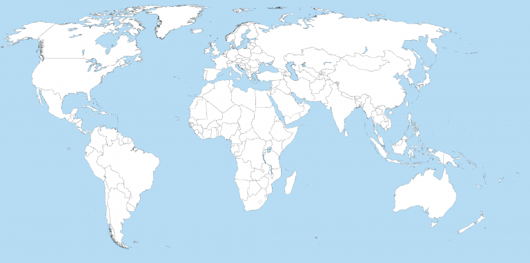 PZ C Blank World Map