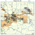 Rapid City South Dakota Street Map 4652980