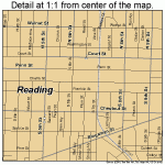 Reading Pennsylvania Street Map 4263624