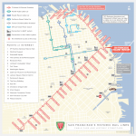 Rider Information Map San Francisco Cable Car San