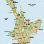 Road Map New Zealand TravelsFinders Com
