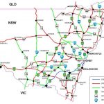 Road Map NSW North Coast New South Wales Adventure Travel