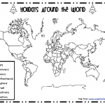 Sarah s First Grade Snippets Holiday Around The World Map