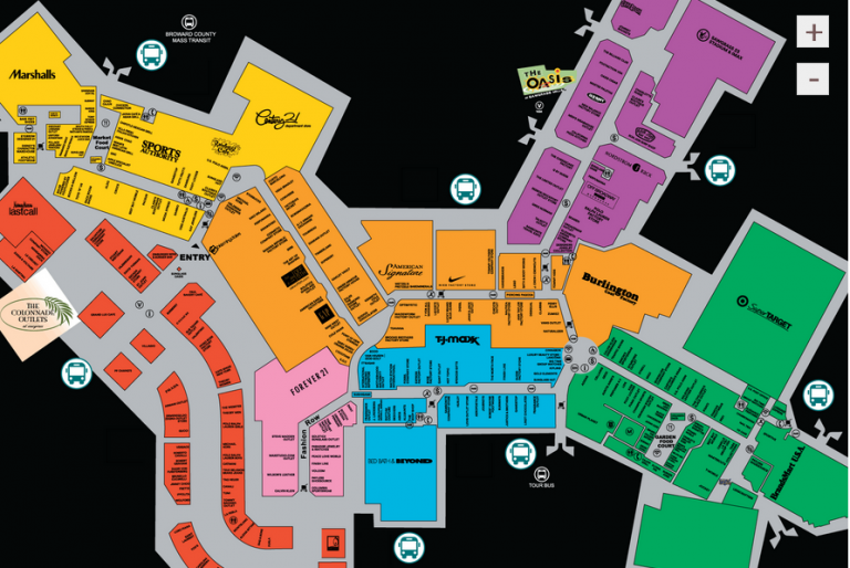 Sawgrass Mills Mall Info Map And Hours Of Operation