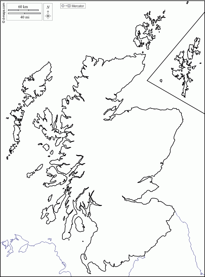 Scotland Free Map Free Blank Map Free Outline Map Free 