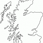 Scotland Outline Map