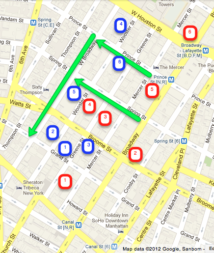Soho Highlights Map Find Your Way Around Soho In NYC With 