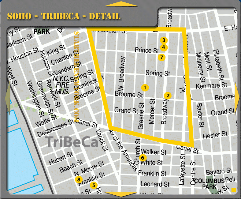 Soho Map Google Search Nyc Map New York City Travel 