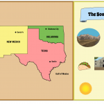 Southwest Region States And Capitals Southwest Map
