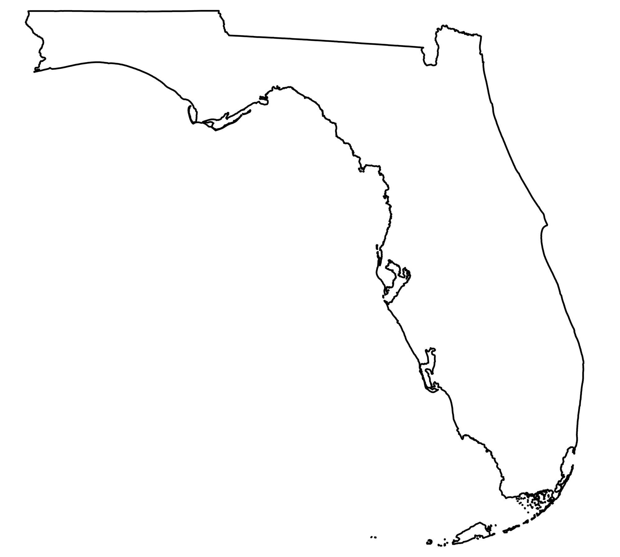 State Outlines Blank Maps Of The 50 United States GIS 