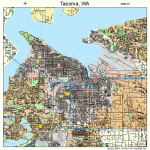 Tacoma Washington Street Map 5370000