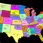 The 50 State Capitals Map Printable Map