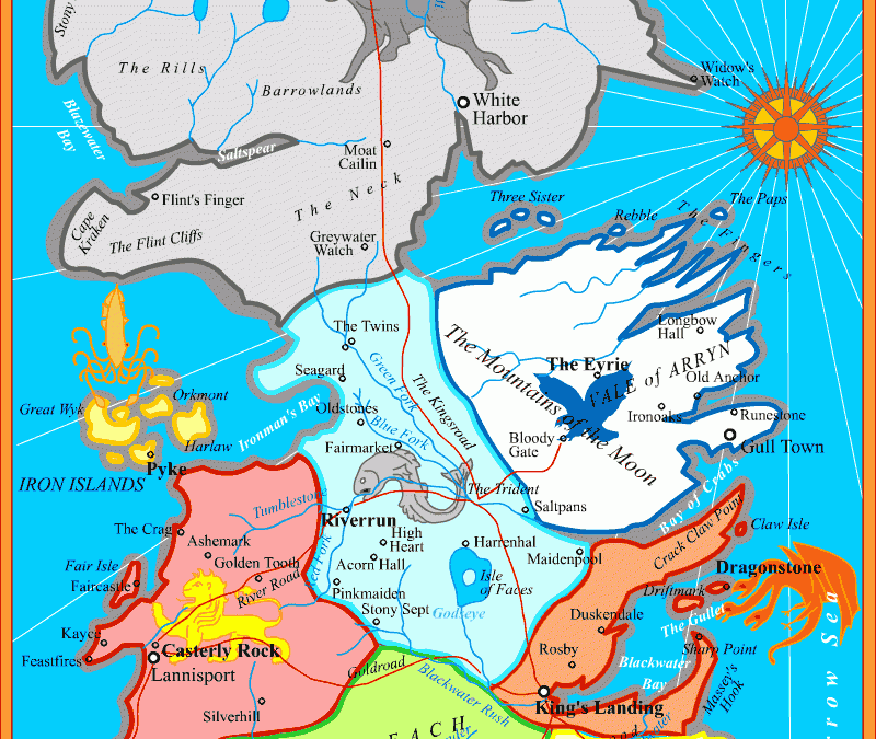 The Maps Of Game Of Thrones GISetc