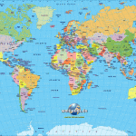 To Print For Paper Crafts World Atlas Map World Map