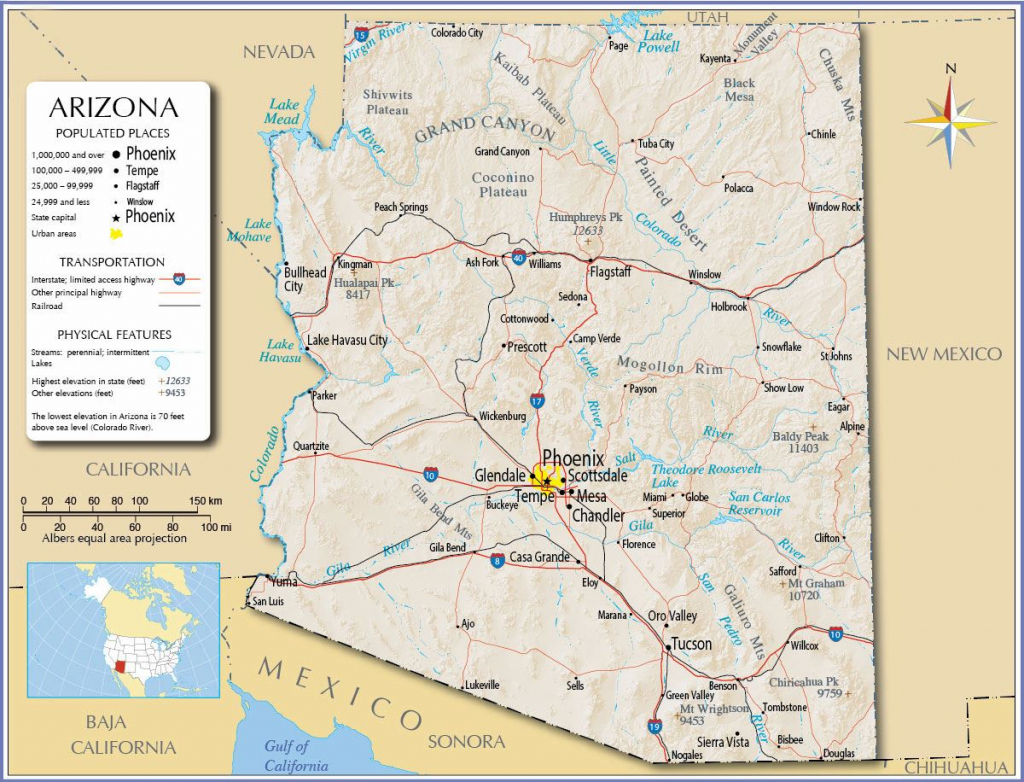 Tucson Downtown Map Regarding Printable Map Of Tucson Az 