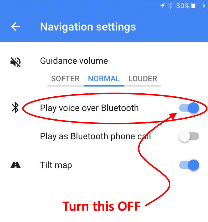 Turn By Turn Directions Not Working When Using Google Maps 