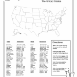 United States Map Quiz 3Rd Grade Inspirationa Printable