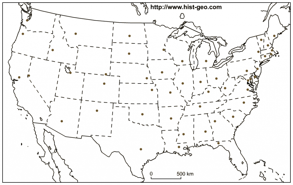 United States Map With State Capitals Printable Valid United States Map With State Capitals Printable Valid