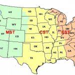 United States Of America Time Zone Map Printable Map