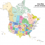 US Canada Area Map CNIA