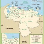Venezuela Political Map Map Of Venezuela Political