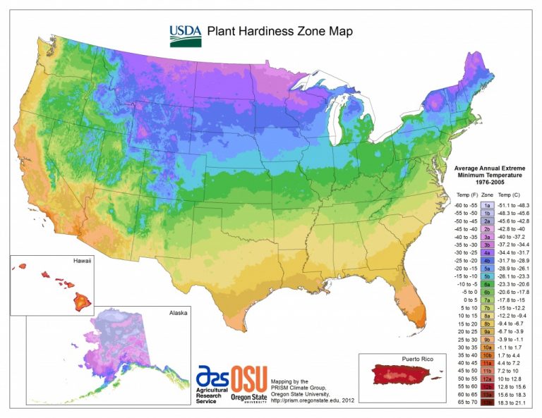 View Maps Usda Plant Hardiness Zone Map California