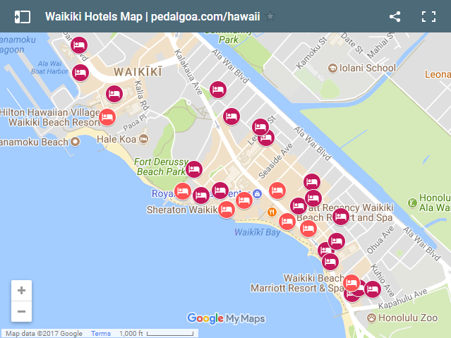 WAIKIKI MAP