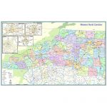 Western North Carolina Wall Map The Map Shop