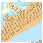 Wildwood New Jersey Street Map 3481170