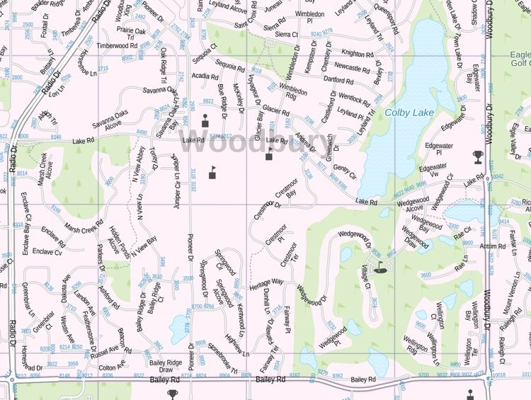 Woodbury Map Minnesota