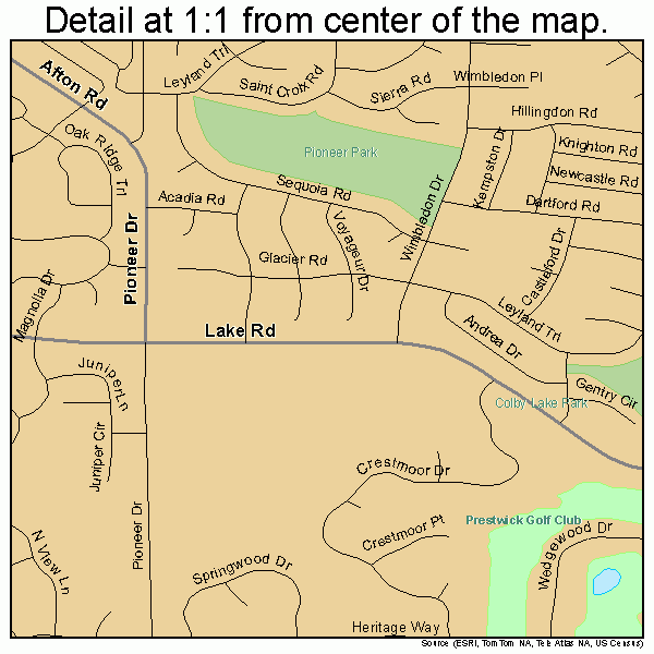 Woodbury Minnesota Street Map 2771428