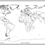 World Map Outline Free Printable World Map World Outline