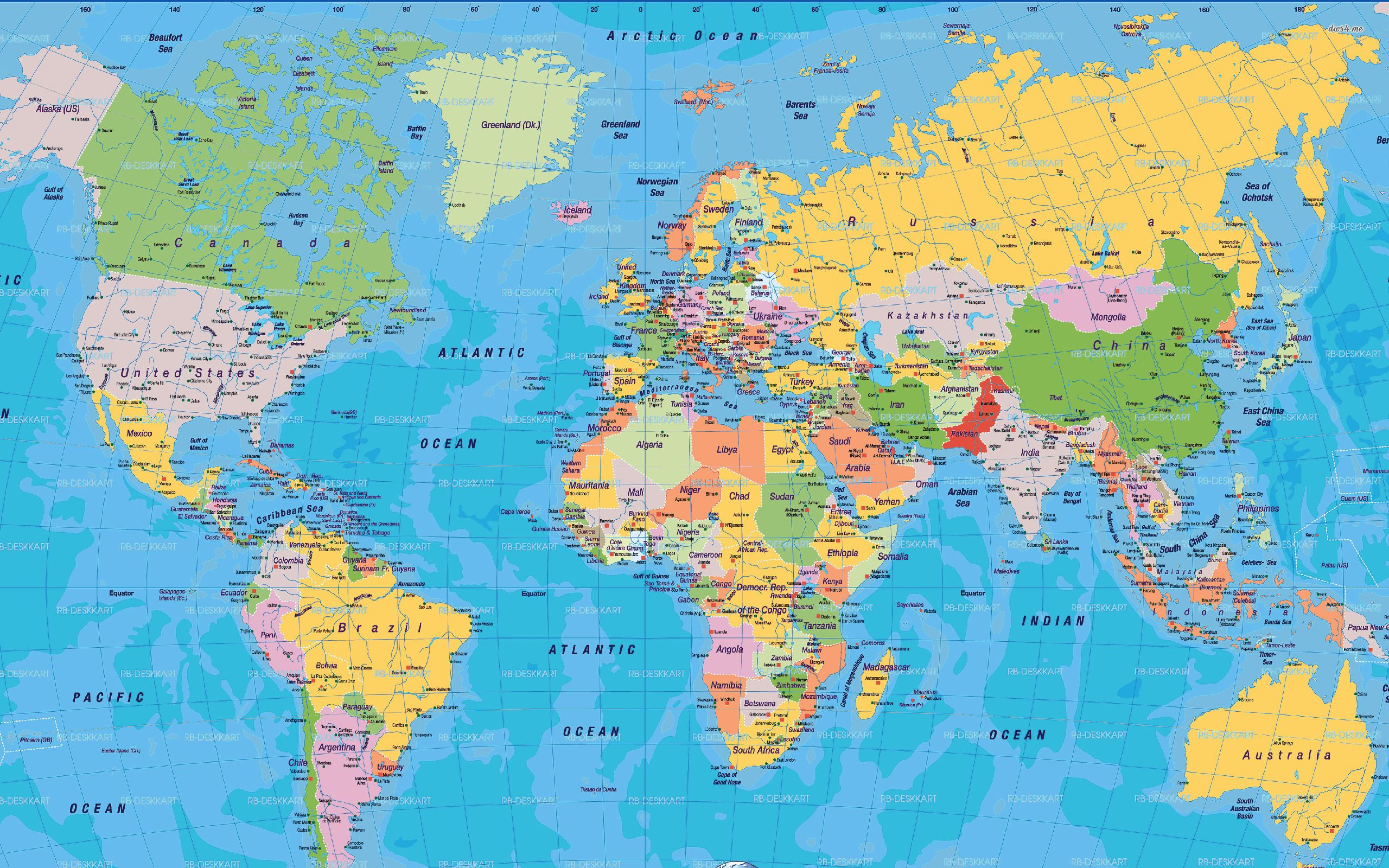 World Map Wallpaper World Map Printable World Political 