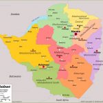 Zimbabwe Map Maps Of Zimbabwe